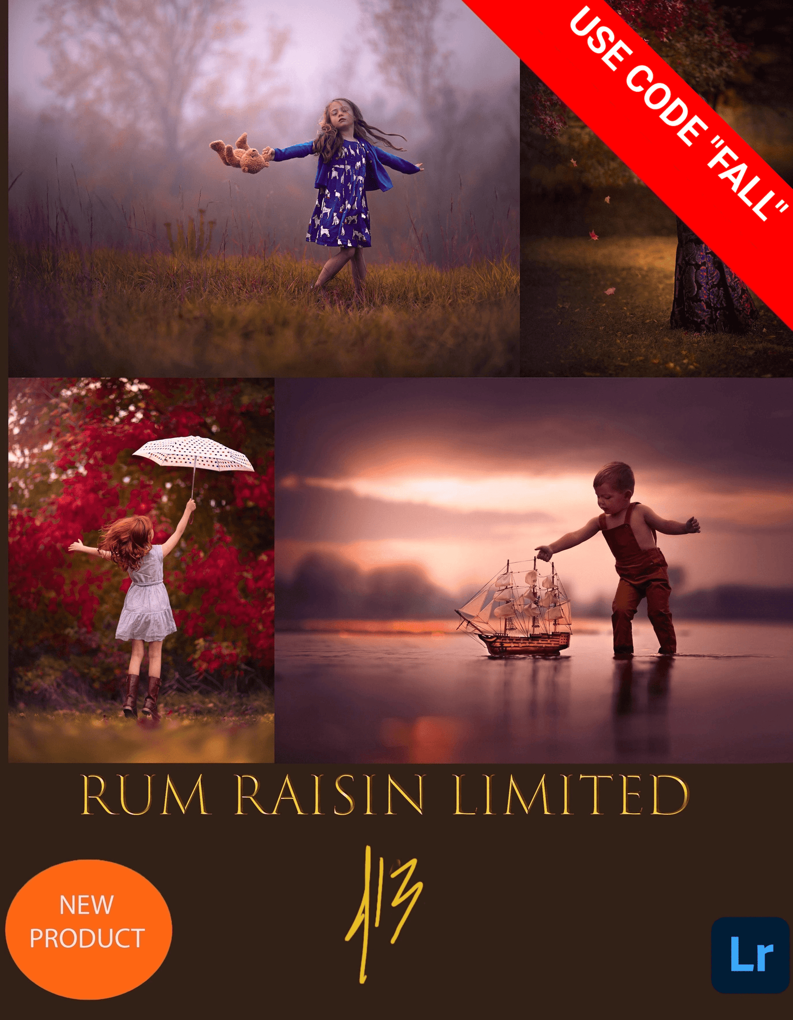 Jake Olson's Rum Raisin Limited Lightroom Preset Collection-Only $9 With Code "FALL"