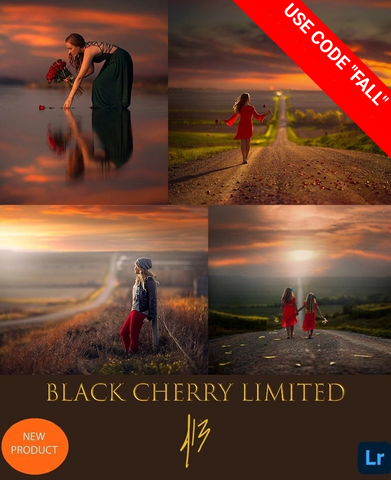Jake Olson's Black Cherry Limited Lightroom Preset Collection-Only $9 With Code "FALL"