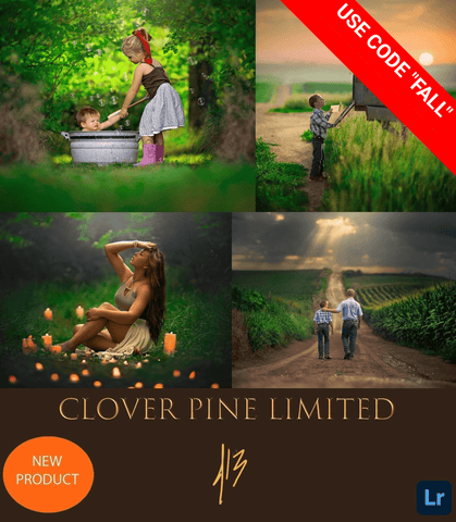 Jake Olson's Clover Pine Limited Lightroom Preset Collection-Only $9 With Code "FALL"