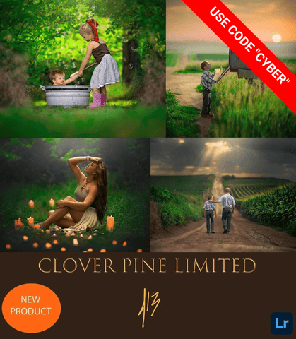 Jake Olson's Clover Pine Limited Lightroom Preset Collection-Only $9 With Code "CYBER"