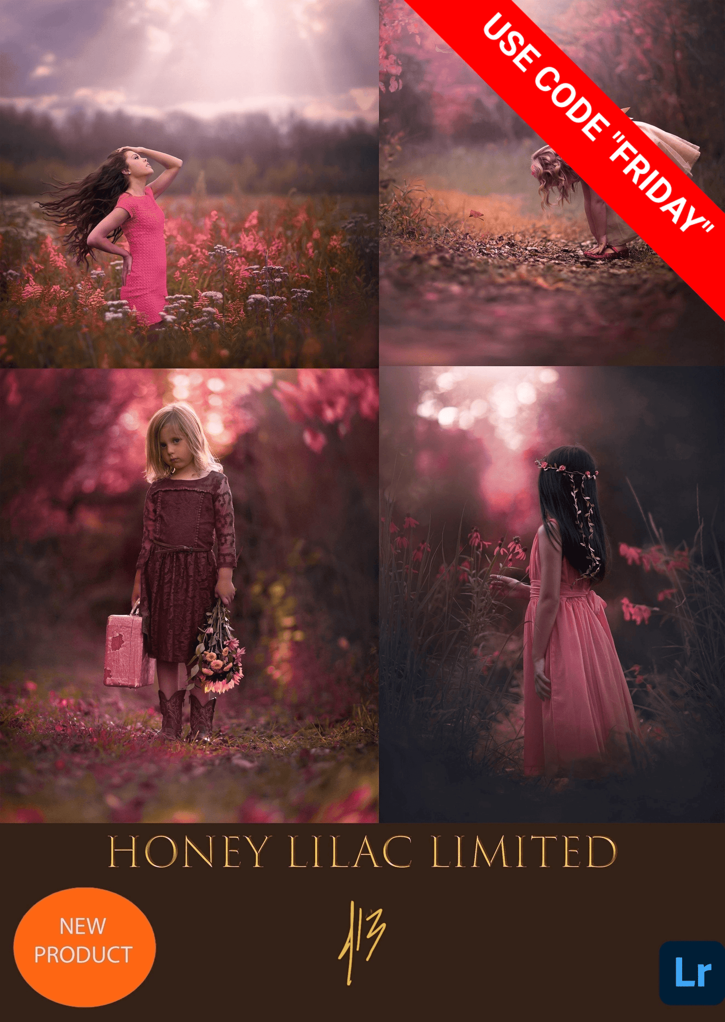 Jake Olson's Honey Lilac Limited Lightroom Preset Collection-Only $9 With Code "FRIDAY"